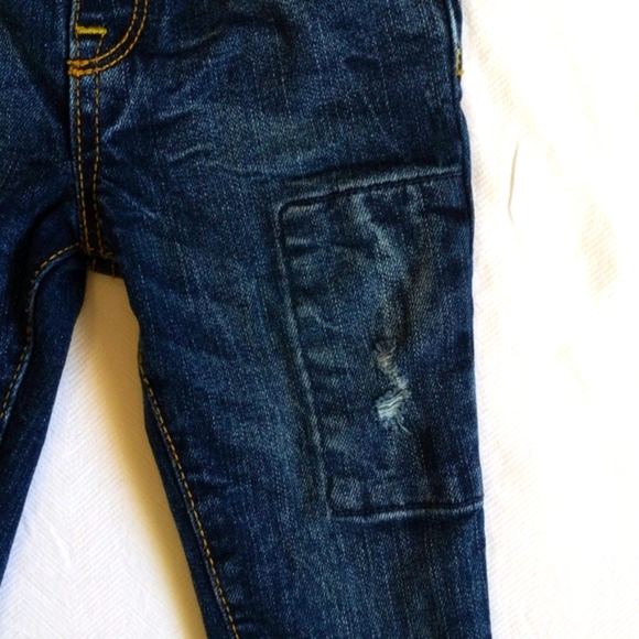 gymboree skinny patchwork denim jeans 18 months baby girl - Picture 3 of 7
